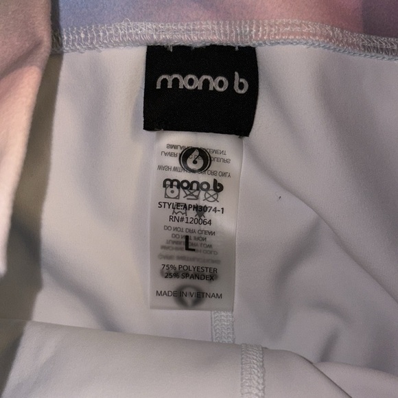 Mono B Kaleidoscope Multi Print High Waist Leggings - Picture 3 of 4